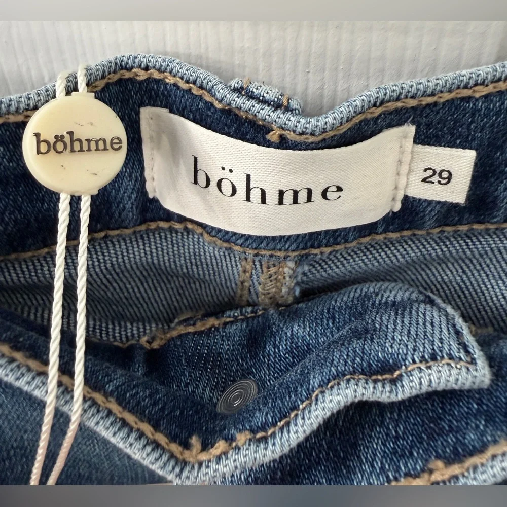NWT Böhme Stretch Denim Jorts - Picture 4 of 9